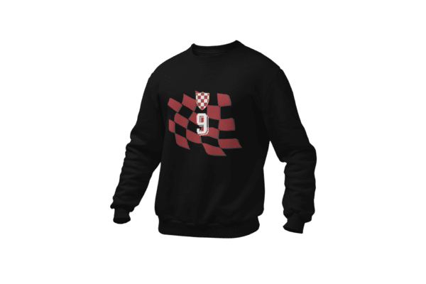 mockup of a ghosted crewneck sweatshirt over a solid background 26960 23