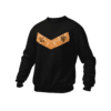 mockup of a ghosted crewneck sweatshirt over a solid background 26960 26