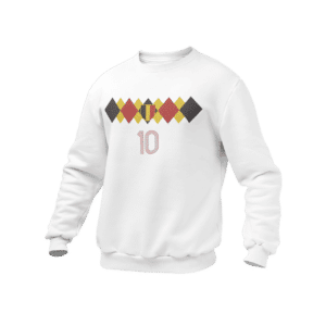 mockup of a ghosted crewneck sweatshirt over a solid background 26960 28