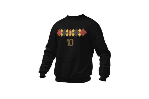 mockup of a ghosted crewneck sweatshirt over a solid background 26960 29