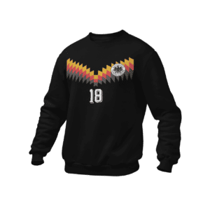 mockup of a ghosted crewneck sweatshirt over a solid background 26960 30