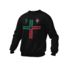 mockup of a ghosted crewneck sweatshirt over a solid background 26960 9