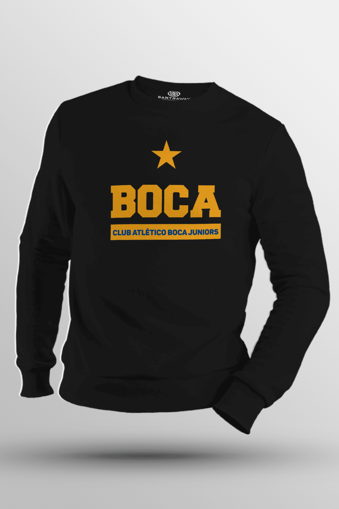 Boca Juniors Sweat Capuche Bicolore Boca Juniors Marine Et Boca Juniors Sweat Capuche Bicolore Boca Juniors Marine Et