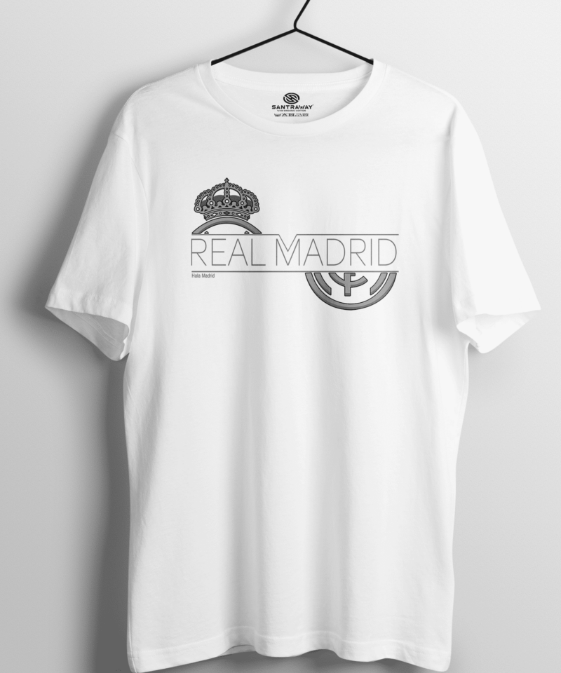 Maglietta Real Madrid Hala Madrid Personalizzata - T-shirt Unisex Nera